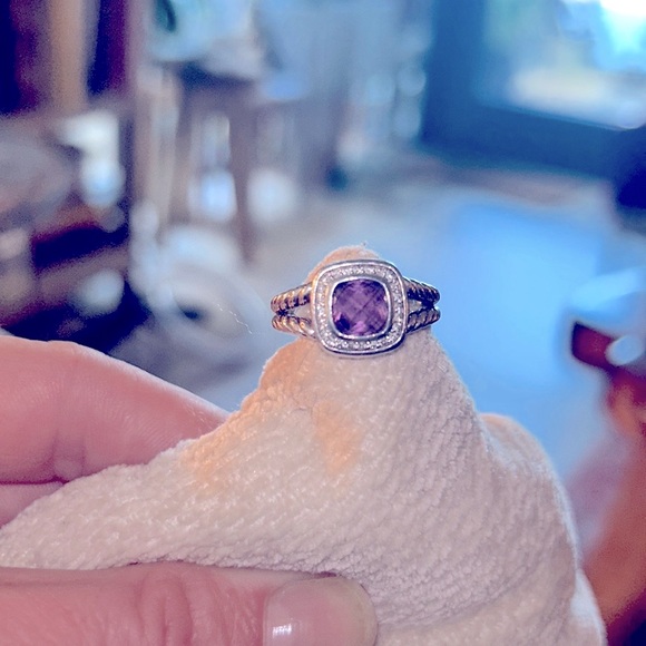 ❤️sale❤️ DAVID YURMAN/ PETITE ALBION WITH AMETHYST/ 7.5❤️ - Picture 5 of 13